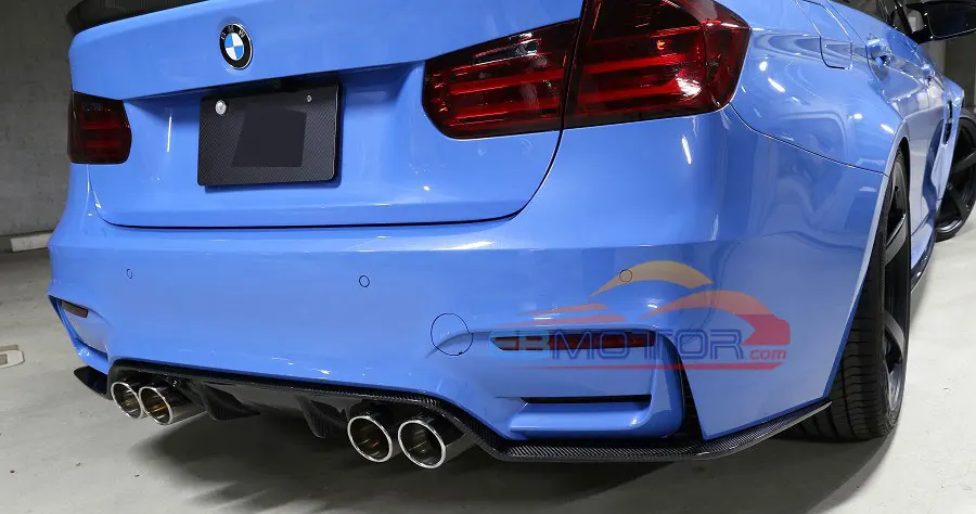 3K настоящее углеродное волокно 3D стиль задний диффузор для BMW F80 M3 F82 M4 2014UP B243 |