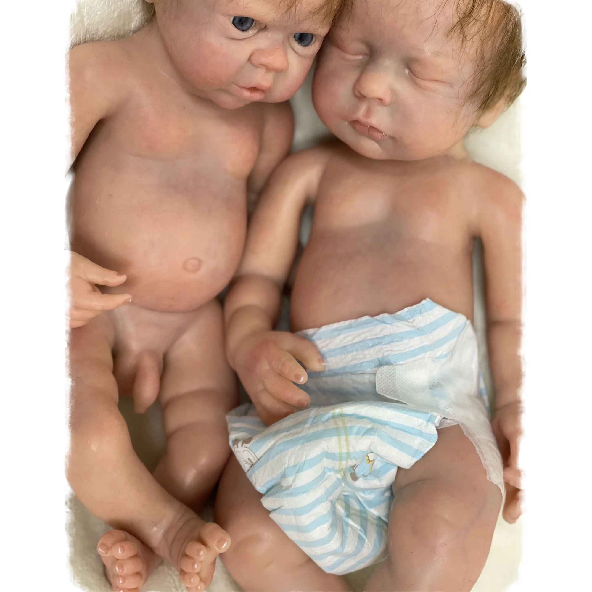Мягкая силиконовая кукла для новорожденных 18 дюймов |