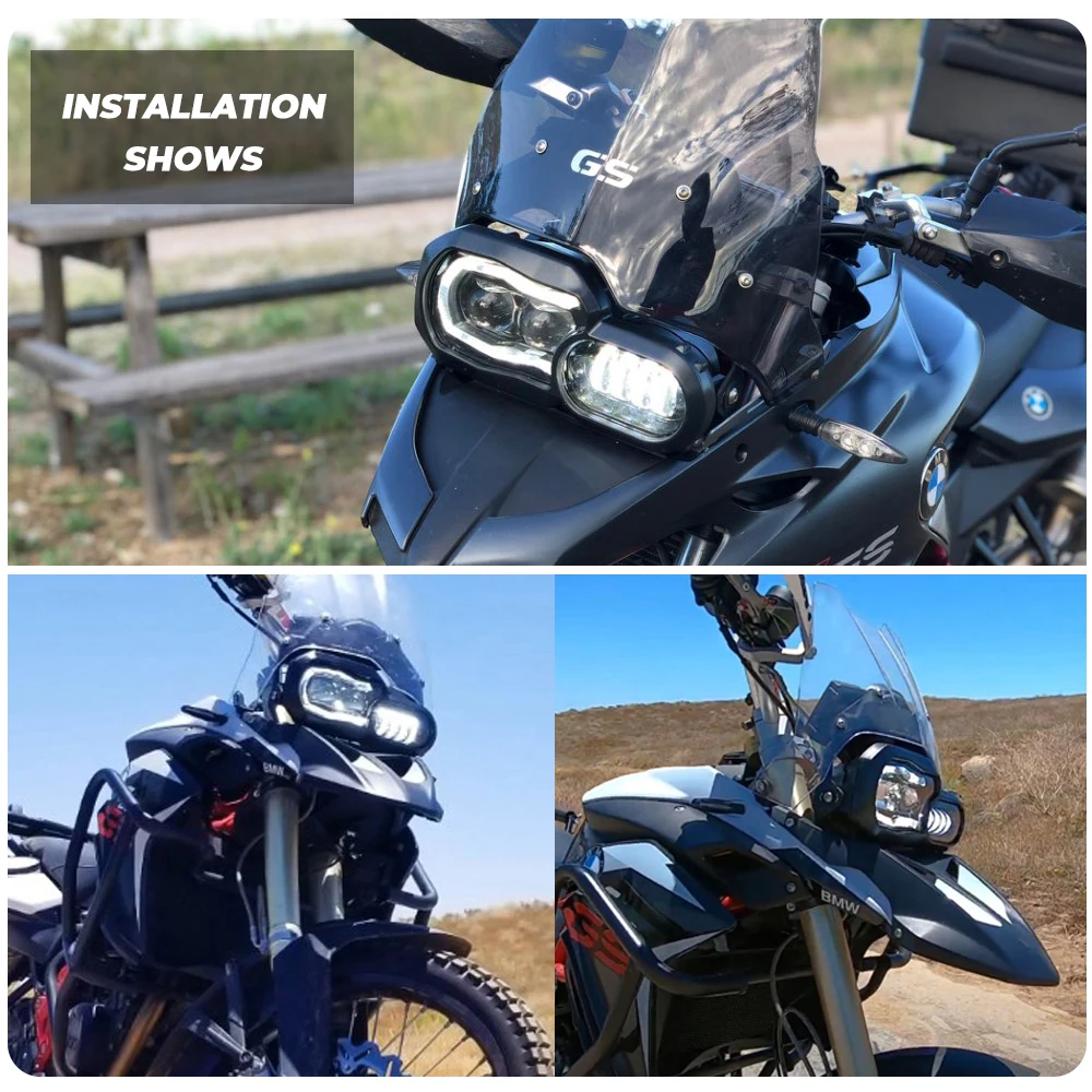 Большая распродажа! Одобренные E mark фары для BMW F650GS F700GS F800GS ADV F800R мотоцикла