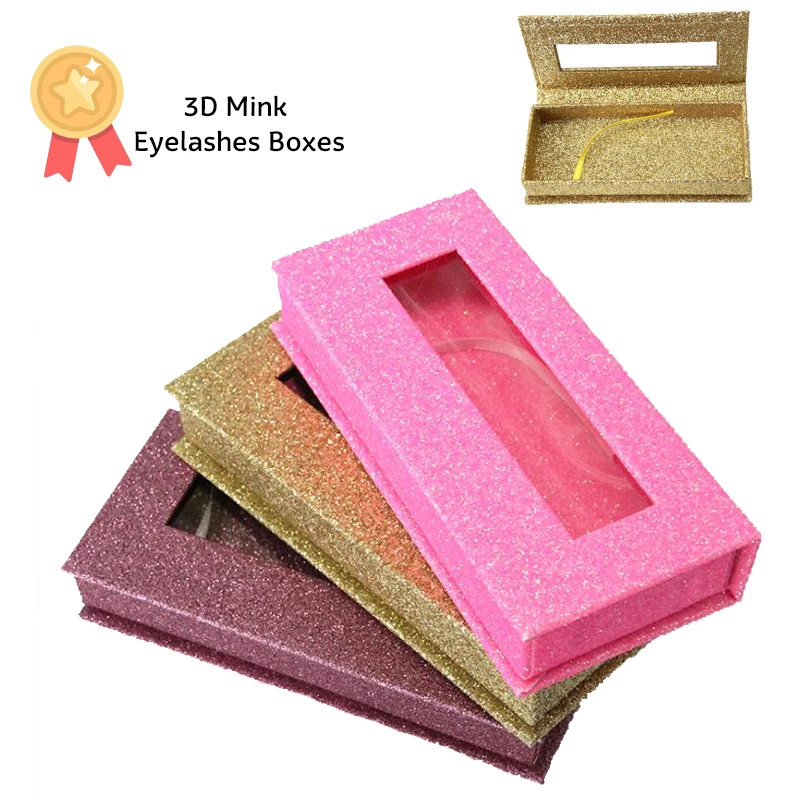Оптовая продажа Новые 3D норковые ресницы Коробки ложная упаковочная коробка для