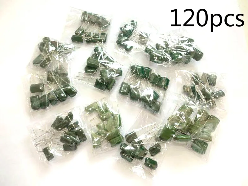 

120PCS 1000V Mylar Film Capacitor assorted Kit 3A102J~3A103J 1nF~10nF