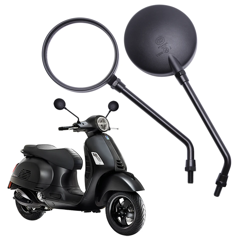 Espejos retrovisores universales redondos para moto