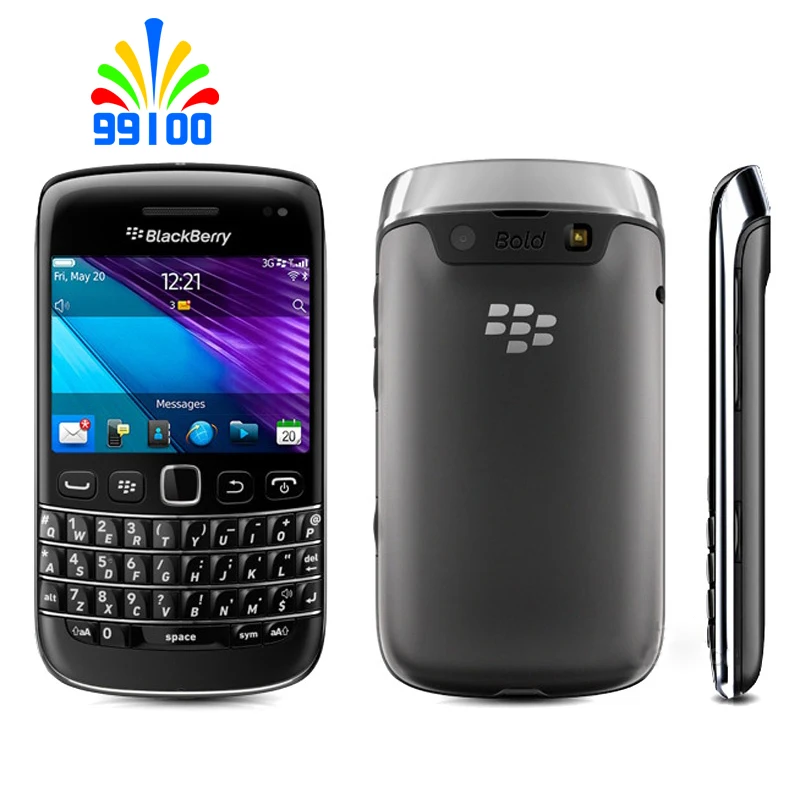 Восстановленный Оригинальный разблокированный сотовый телефон Blackberry 9790 Qwerty