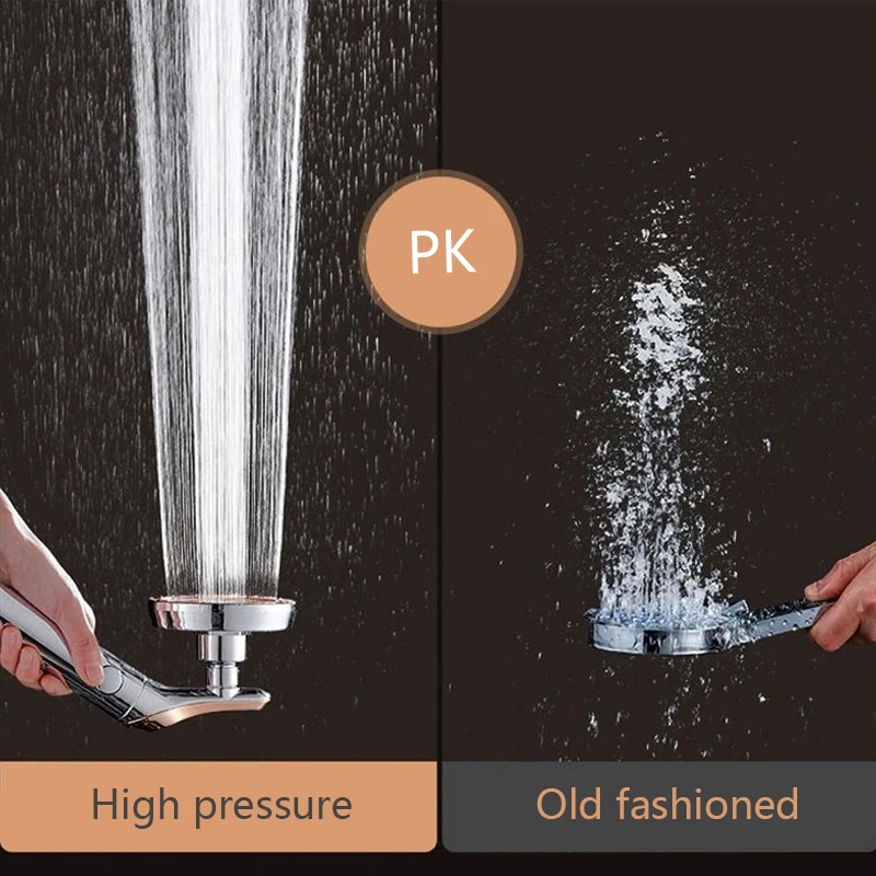 Насадки для душа Ванная комната вращающийся с функцией экономии воды под высоким