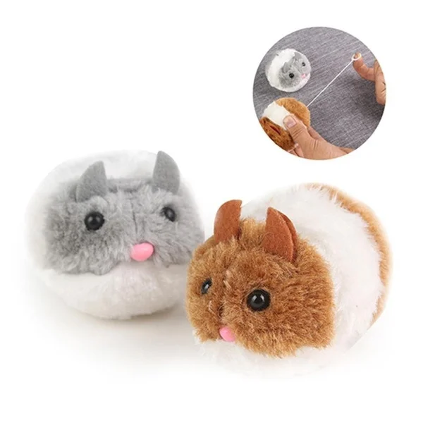 

Funny Pet Puppy Toy Cat Playing Toy Shaking Cute Plush Fat Mouse