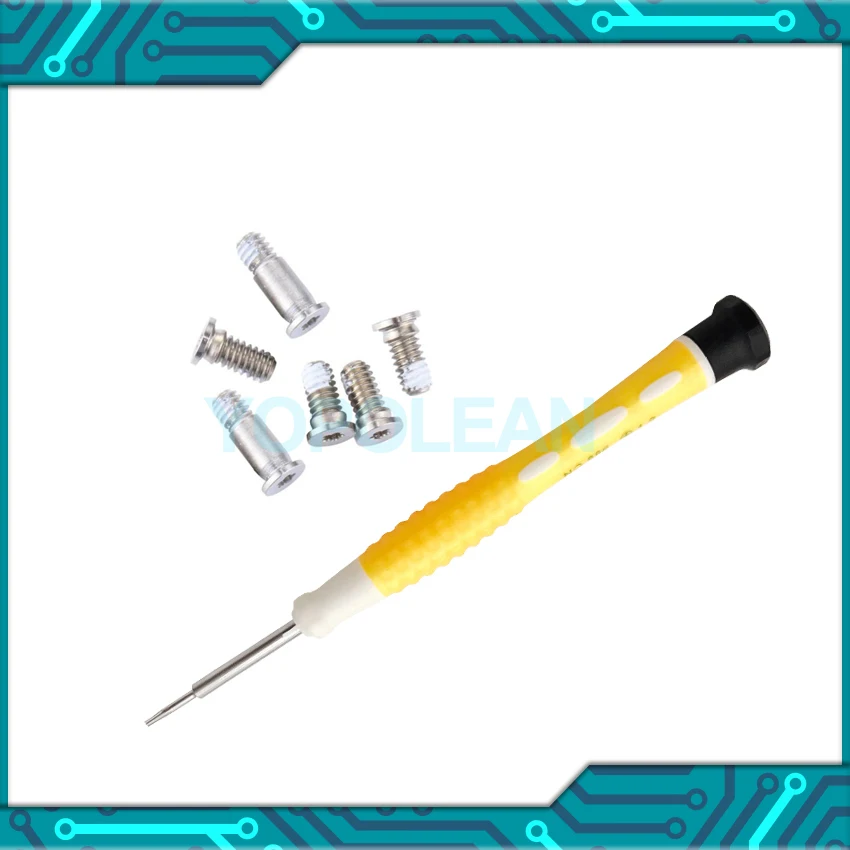 Новый Серебряный нижний корпус винты с отверткой для Macbook Pro Retina 15 &quotA1707 Late 2016 Mid