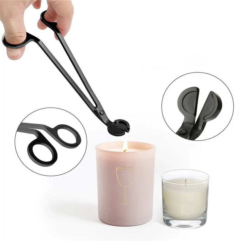 3Pcs Wick Trimmer Home Care Modern Candle Tool Set Tray Rustproof Lovers Gift Snuffer Stainless Steel Portable Accessories | Дом и сад
