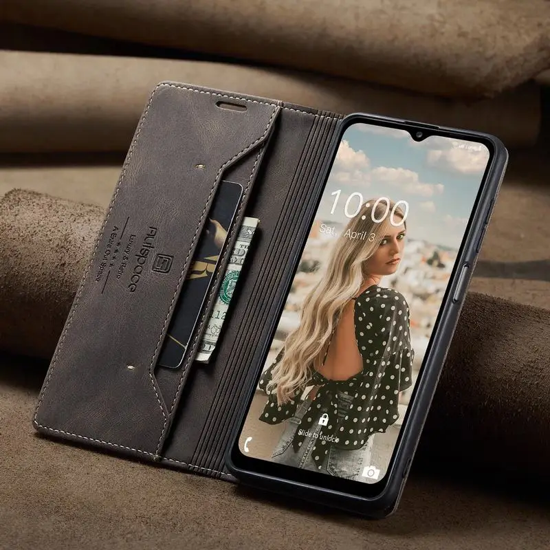 Флип-чехол для Samsung Galaxy A12 чехол Магнитный кожаный кошелек A53 A73 A54 A13 A14 A33 A52s