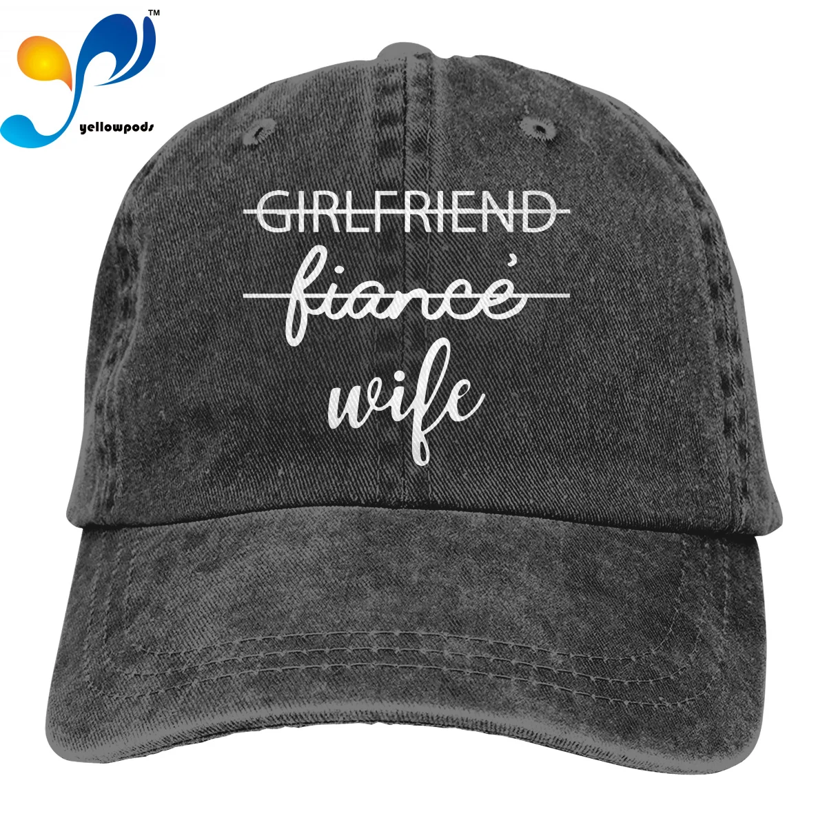 

CGirlfriend Fiance Wife Women New Baseball Cap Adjustable Streets Hip Hop Hat for Women's And Men's