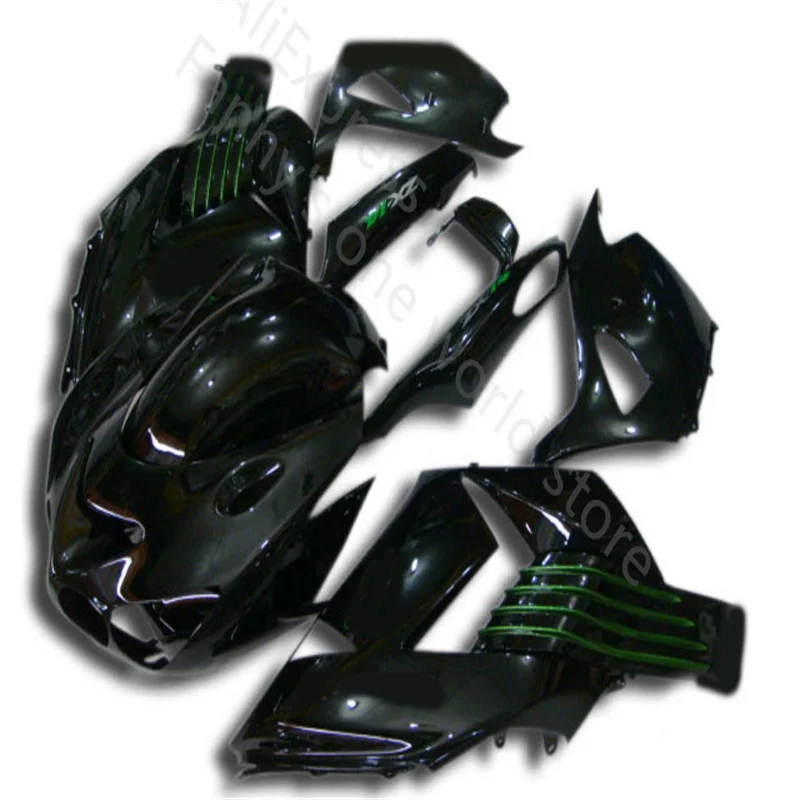 

New High Quality Fairing kits for Kawasaki Injection mold ZX14R 2006 2007 2008-2011 ZX 14R 06-11 black fairing