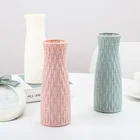 Пластиковая ваза из ротанга, в нордическом стиле, для домашнего декора, устойчивая к падению, 2021