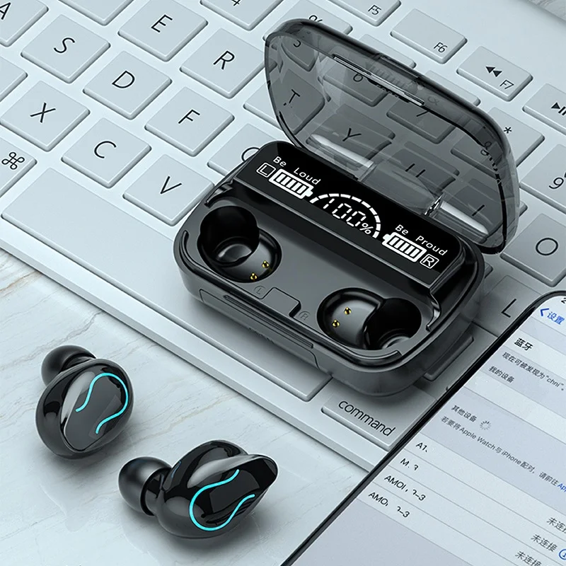 

TWS Bluetooth Earphone 3D Touch Wireless Headphone 9D HiFi Stereo Waterproof In-ear Headset For Xiaomi Huawei Samsung IPhone