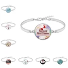 Женские браслеты из стекла Super Maitresse, модные ювелирные изделия ручной работы, очаровательный браслет, подарок для учителя