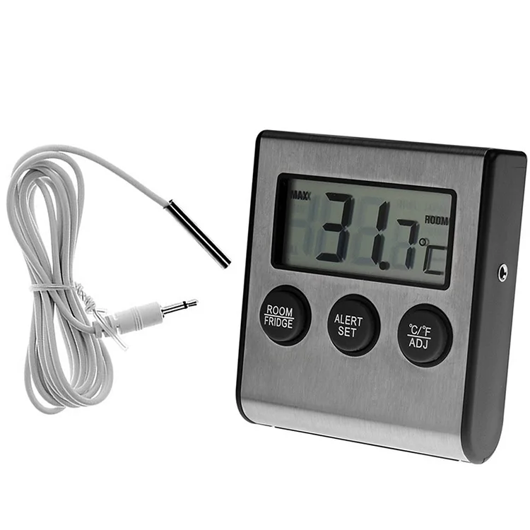 Электронный термометр для кухни холодильника морозильной камеры сигнал высокой