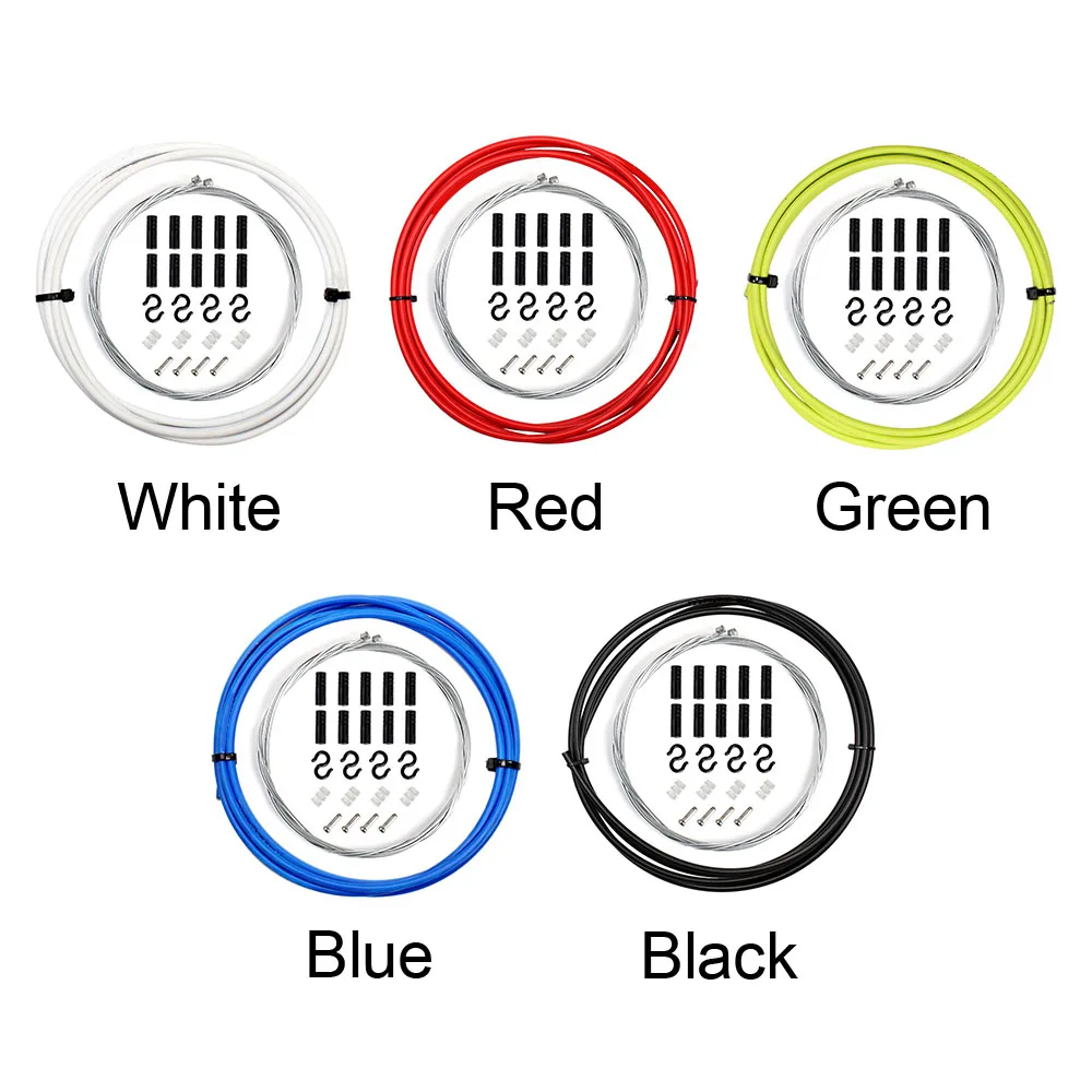 

Line PVC Brake Cable Housing Kit Shifter Repair Tools Road Bike Replacement Parts Inner Durable Universal Styling Derailleur