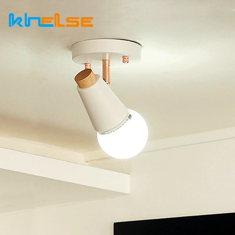 

Nordic E27 LED Wall Lamp Indoor Retro Loft Wood Bedside Sconces Living Room Bedroom Stair Aisle Vintage Home Decor Wall Lighting