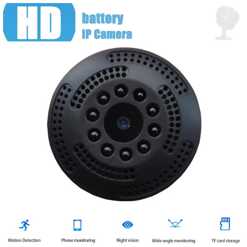 

Беспроводная Wi-Fi камера видеонаблюдения MC65, тайная камера s с дистанционным управлением, мониторингом, защитой от обнаружения, видеокамерам...