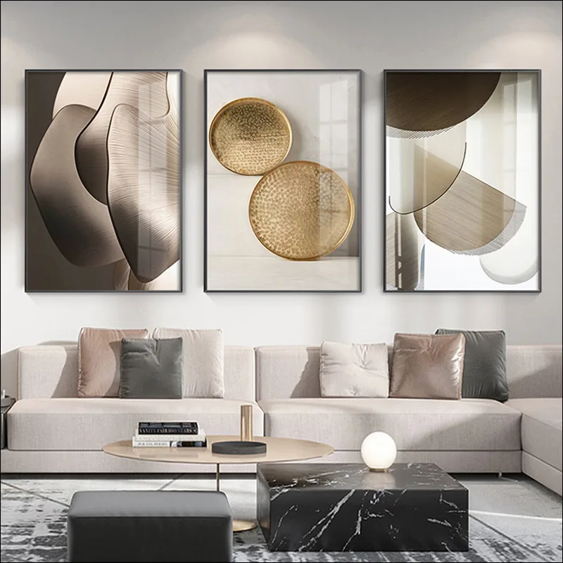 

Modern Abstract Geometric Poster Art Decorative Printing Waterproof Poster Space Painting Picture Canvas Mural Gift 60X90CM