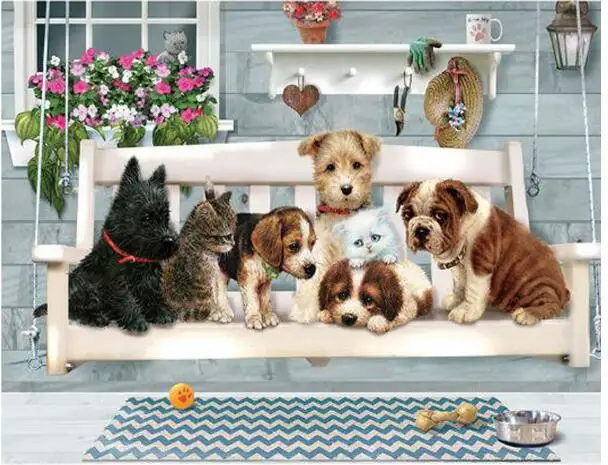 

5d diy diamond embroidery dog animals diamond painting Cross Stitch full square drill Rhinestone mosaic home decoration