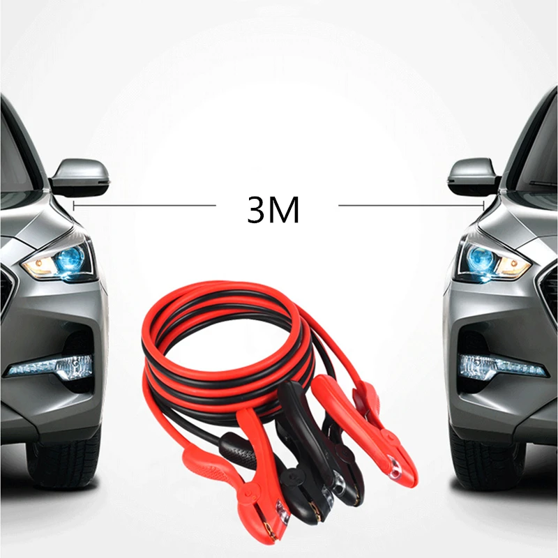 

3M 2000A Emergency Power Start Cable Booster Jumper Cable Heavy Duty Car Battery Jumper Booster Line Copper Wire Car Accessories