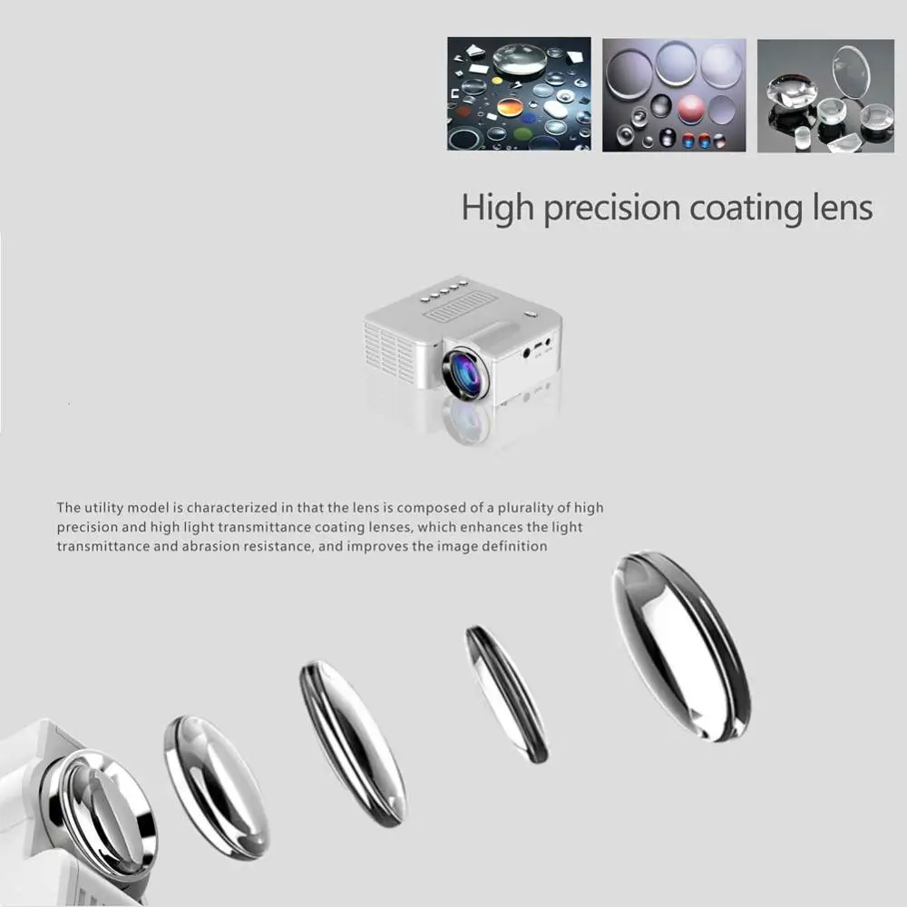 Популярный портативный светодиодный мини-проектор UC28 PRO HDMI для домашнего кинотеатра AV VGA USB для DOY