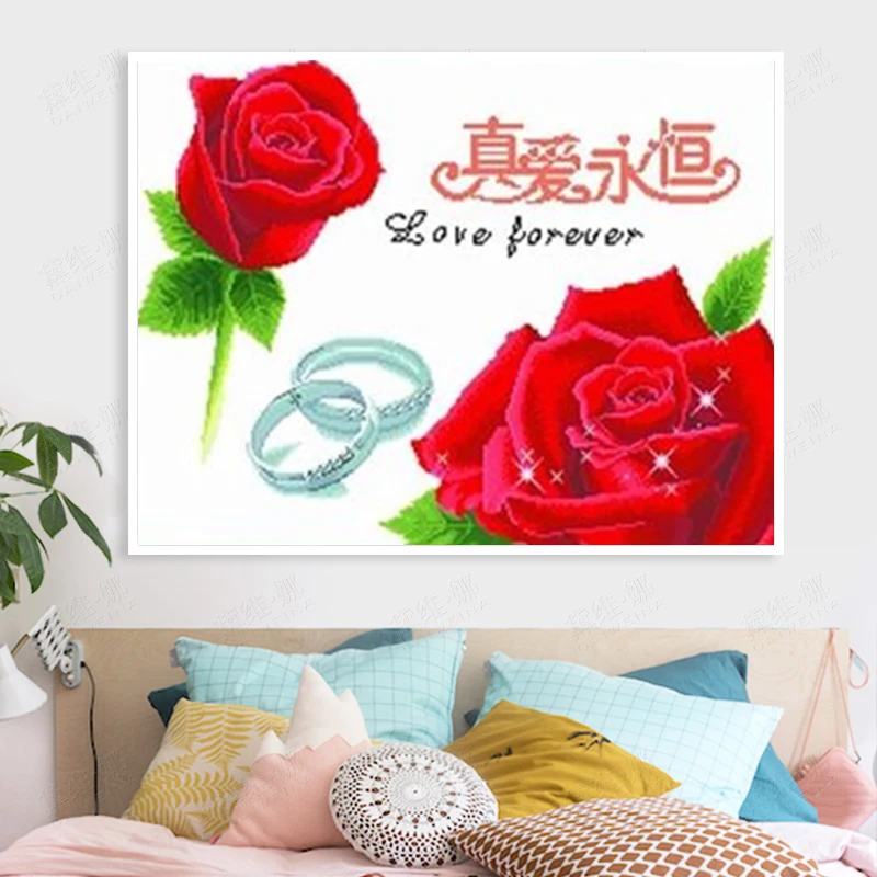 

Набор для вышивки крестиком, хлопковая нить 11ct, белая печать, вышивка холстом, наборы для рукоделия, для украшения дома