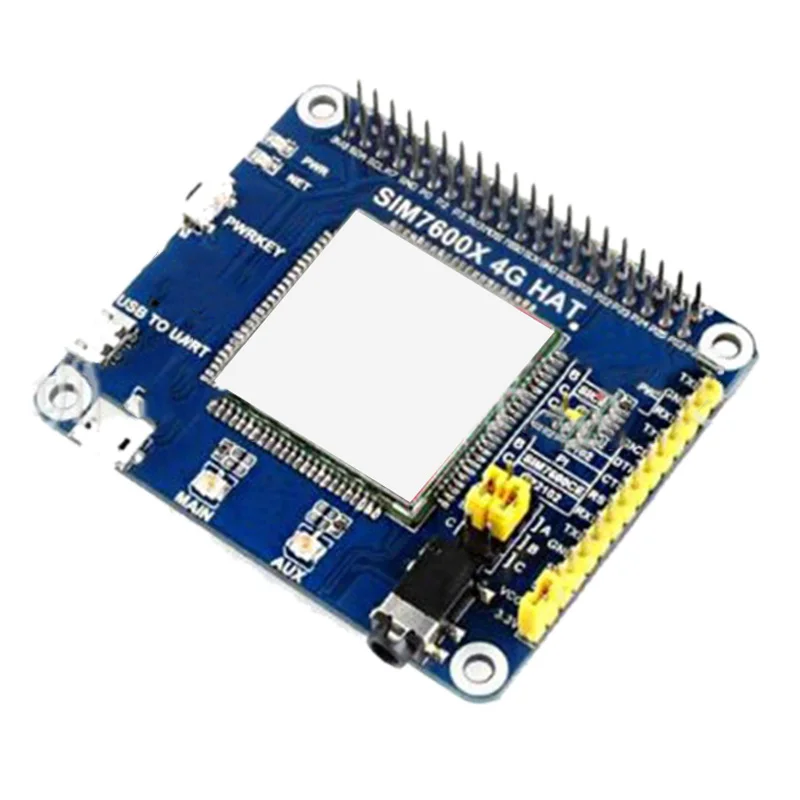 SIM7600G-H 4G шляпа / 3G 2G GSM GPRS GNSS для Raspberry Pi плата расширения модуль LTE CAT4 SIM7600 |