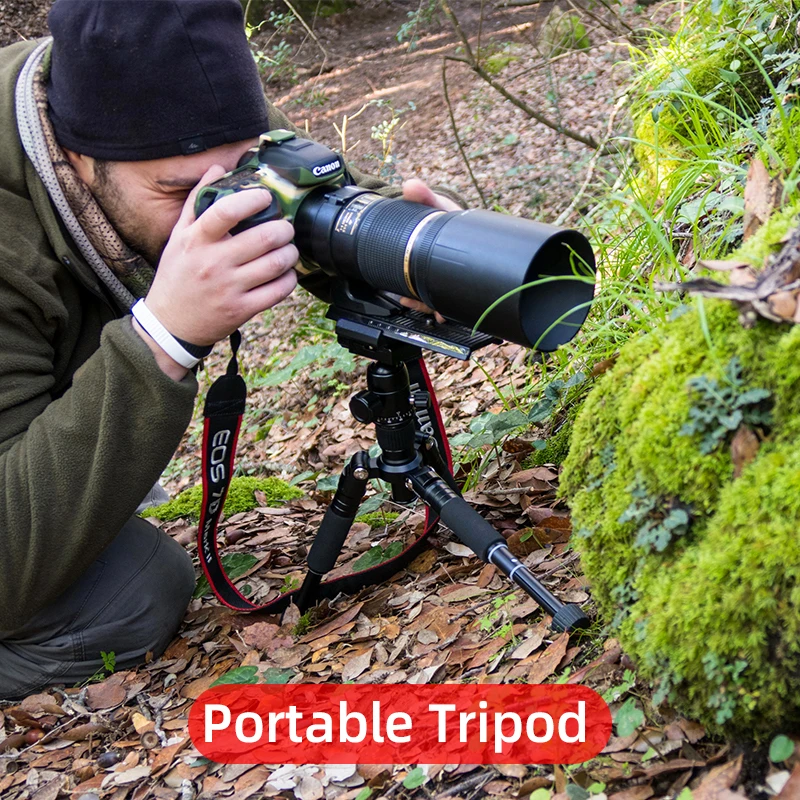 Штатив XILETU FM5S для камеры DSLR SLR легкий дорожный мини-штатив с вращающейся на 360