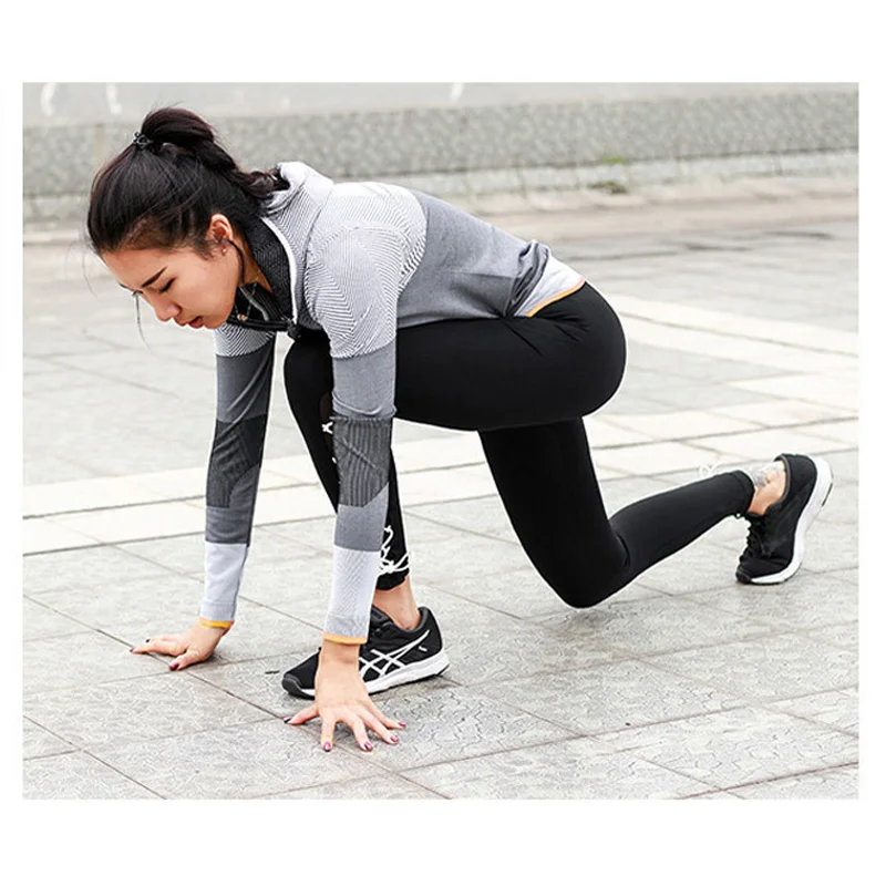 Gymkm женская спортивная куртка для йоги тренировок бега фитнеса Спортивная