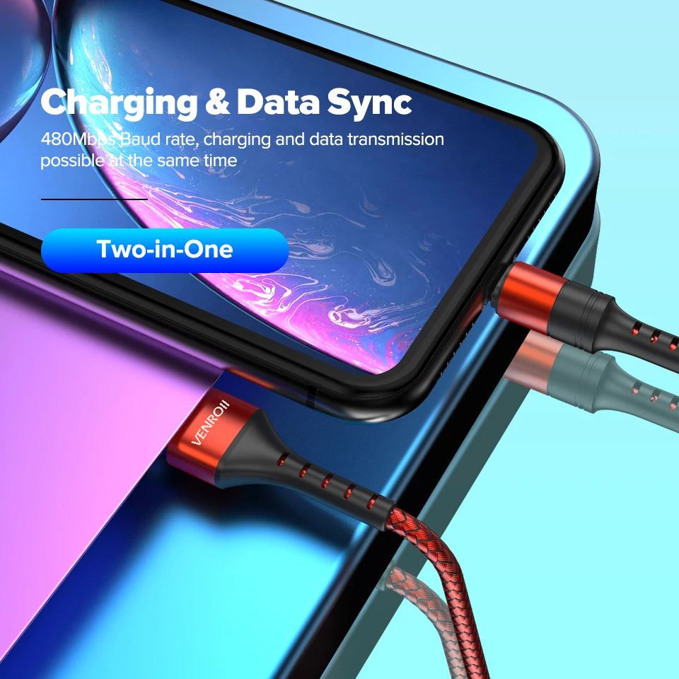 Venroii 5A usb type-C кабель для huawei mate 20 Pro P20 Lite Supercharge USBC кабель для быстрой зарядки type-C кабель для huawei P30 Pro