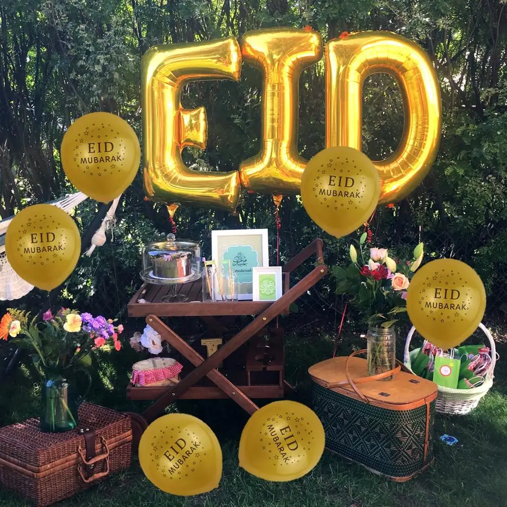 Воздушные шары в виде золотых букв золотистые/серебристые 20 шт. | Дом и сад