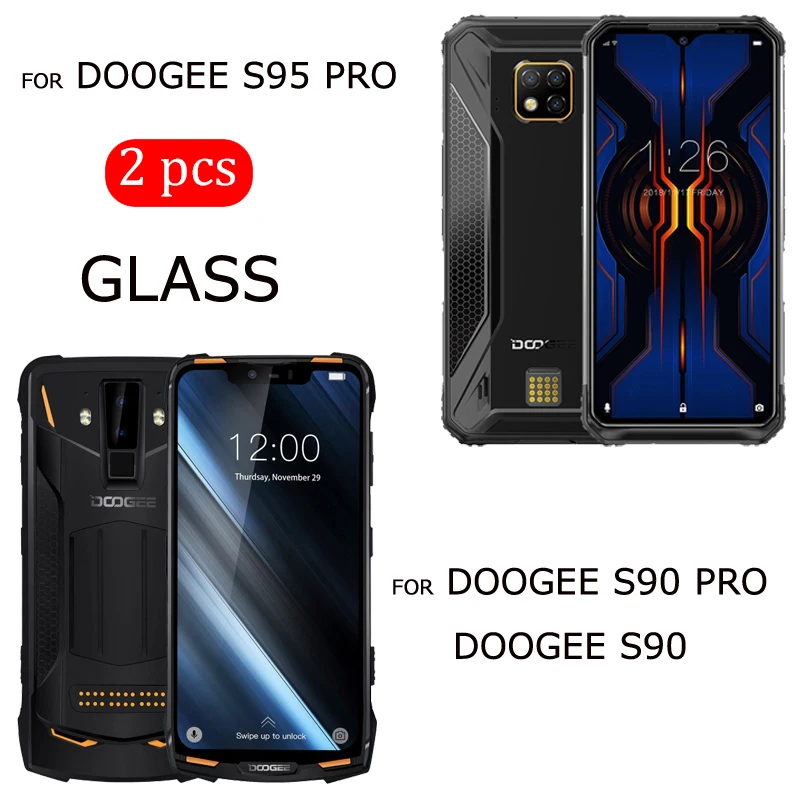 Закаленное стекло Для Doogee S90 S95 Pro защитный чехол для телефона S90Pro защитная пленка