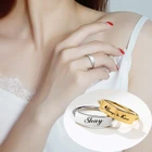 Печатка с выгравированным именем, персонализированное кольцо из нержавеющей стали, печатка с инициалом для женщин, подарки для мамы