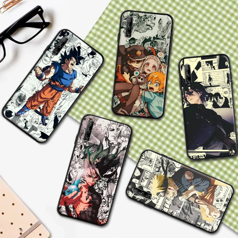 

Hot Japanese Anime Character Silicon Phone Case For Huawei P Smart Z 2019 2021 P20 P30 P40 Lite Pro Plus Funda Soft Customized