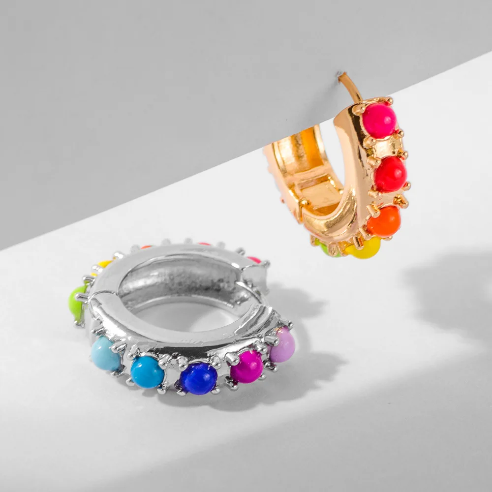 2020 модные круглые серьги женские красочные жемчужные большие золотые
