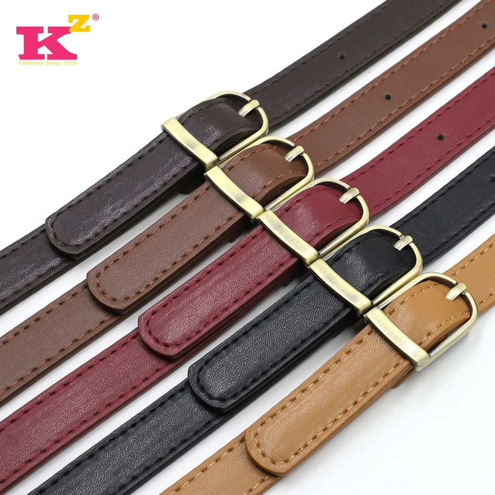 110-120cm Adjustable Bag Strap Leather Bag Handle Strap Shoulder Crossbody Handbag Handle Replacement for DIY Accessories KZ0075