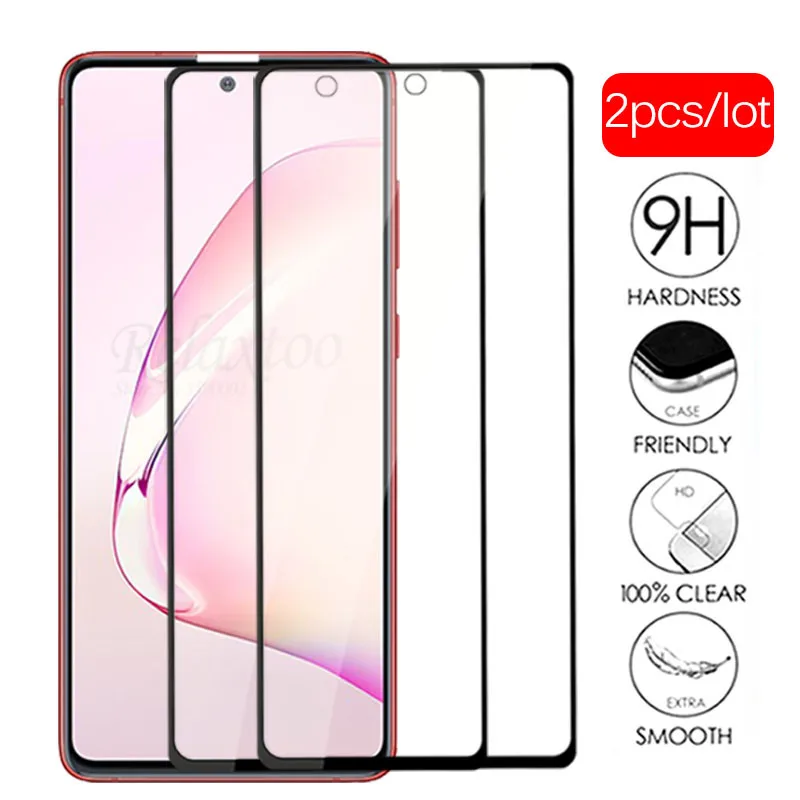 Защитное стекло закаленное для samsung Galaxy note 10 lite light N770F 6 7 &quot 2 шт.|Защитные стёкла и