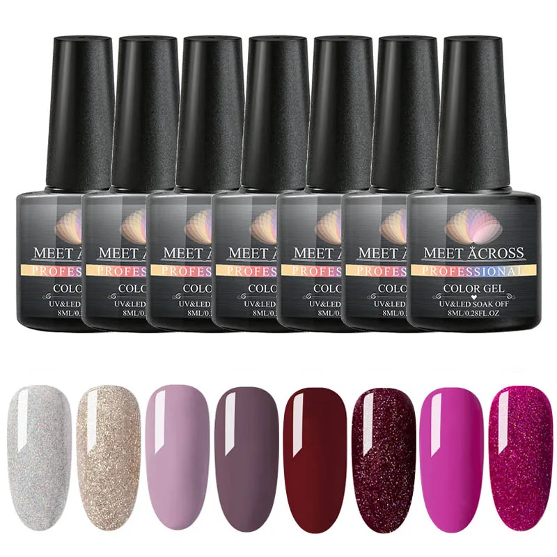 4 шт. полуперманентный УФ Гель лак для ногтей|Комплекты и наборы| |