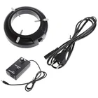 Регулируемая кольцесветильник лампа для микроскопа, 56 светодиодный