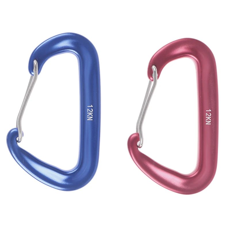 Профессиональный карабин для скалолазания d образная альпинистская пряжка 12 кН