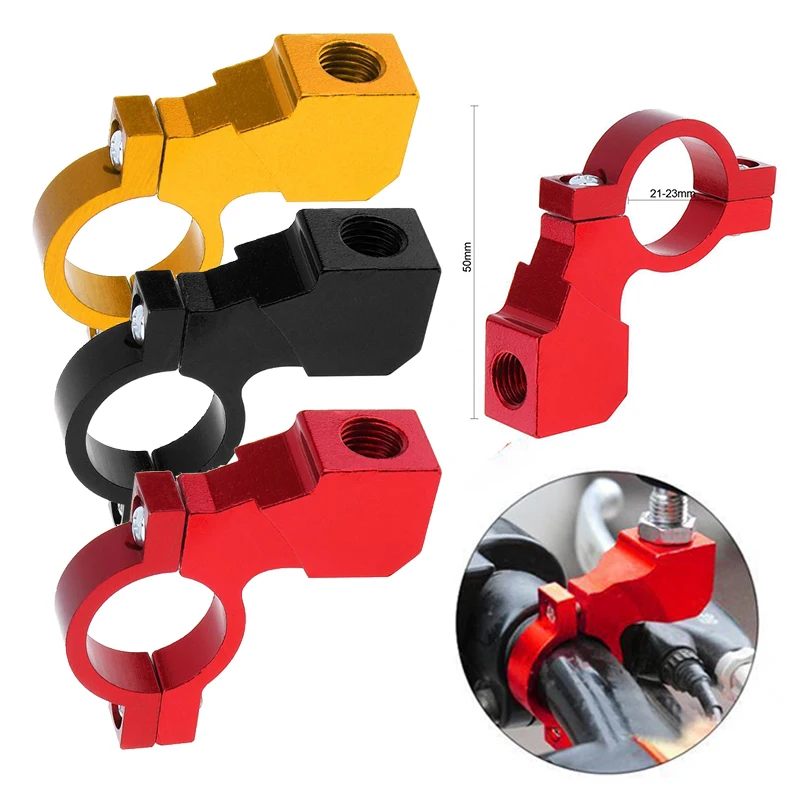 

Practical Handlebar Red Holder 1pc Black Clamp On Mount Yellow Bracket