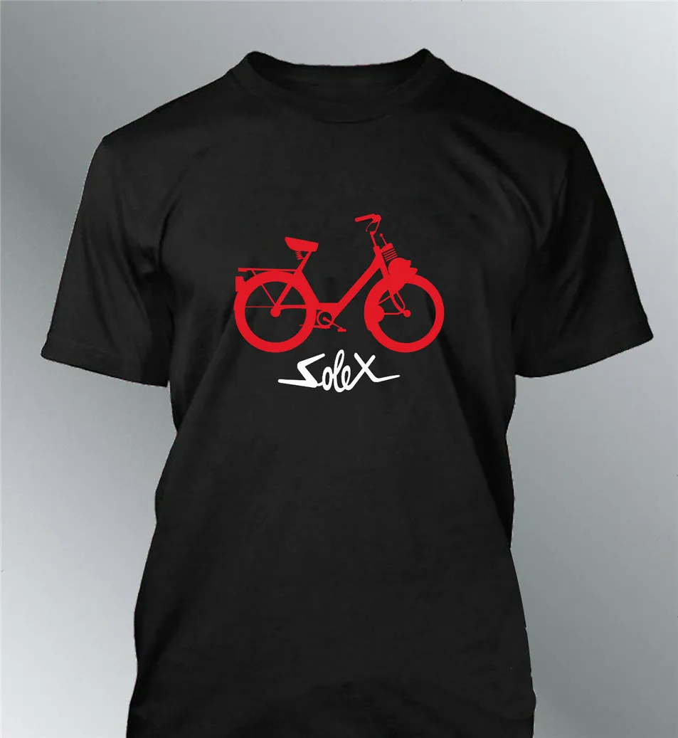 Футболка индивидуальная Velo Solex Vélosolex Мужская винтажная Youngtimer Cyclo для молодежи