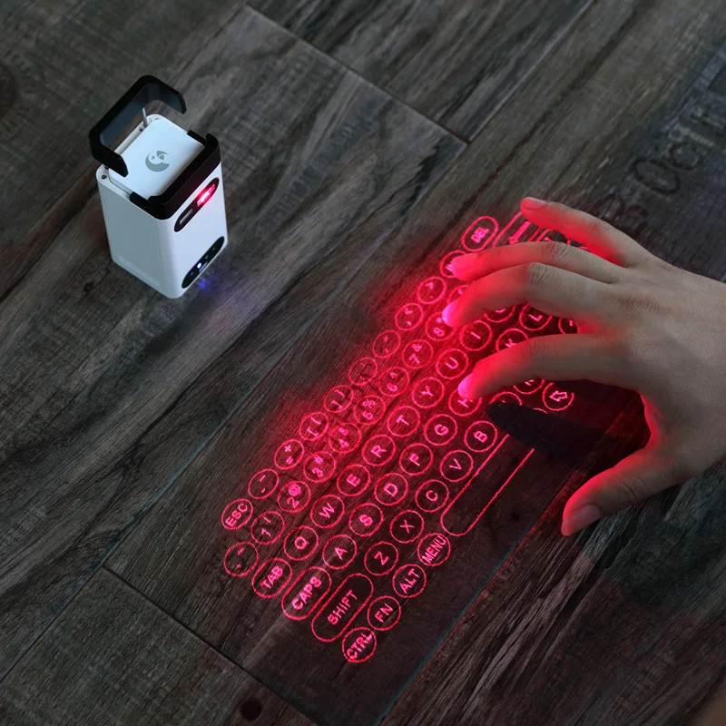 Портативная клавиатура с лазерной проекцией Беспроводная bluetooth Виртуальная