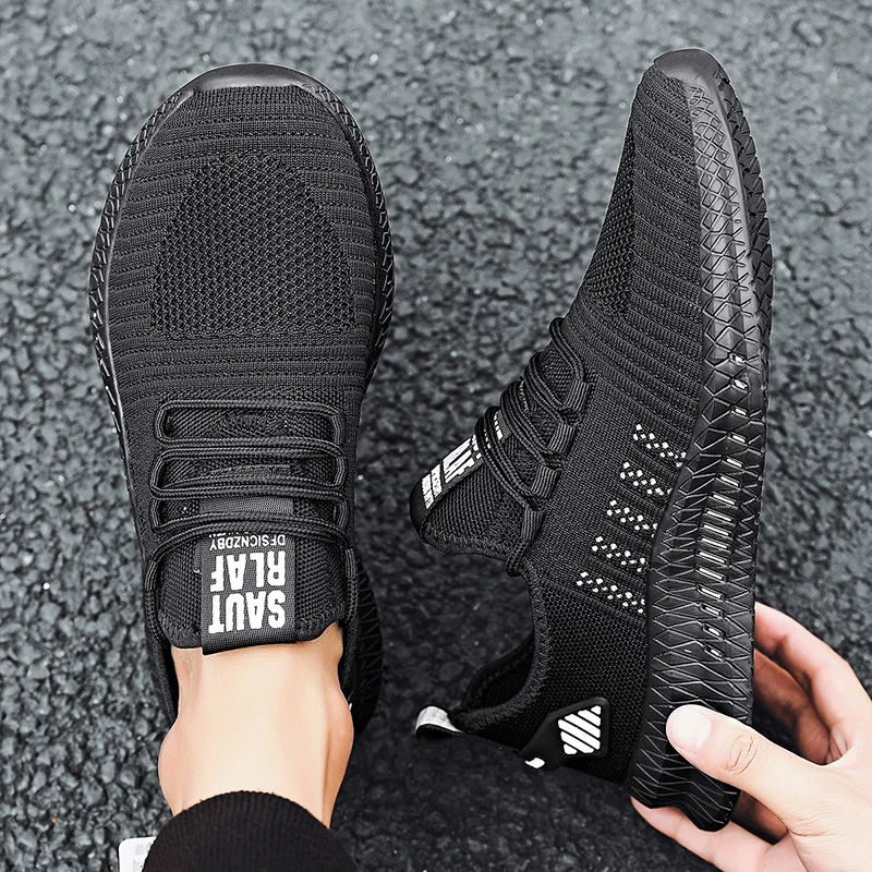 

Fashion Men Casual Shoes Lace-up Breathable Comfortable Soft Lightweight Male Footwear Walking Running Sneaker zapatillas hombre