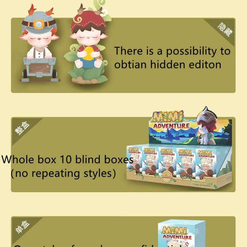 Caja ciega de juguete de la serie MIMI ADVENTURE para mu&ntilde;ecas, estilos espec&iacute;ficos, bonitos personajes de dibujos animados, regalos, env&iacute;o gratis-2