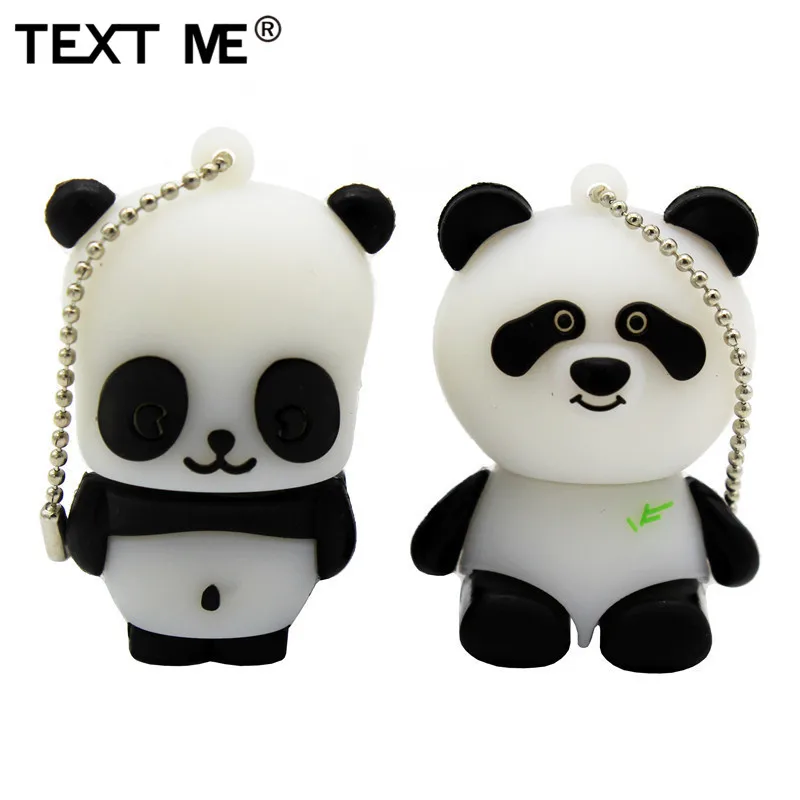 Usb флеш накопитель TEXT ME в виде мультяшной панды usb 2 0 4 ГБ 8 16 32 ГБ|USB флэш-накопители|