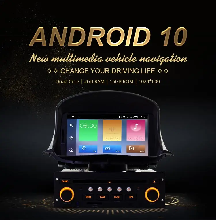 JDASTON Android 10,0 автомобильный dvd-плеер для PEUGEOT 206 206CC gps навигация 1 Din автомагнитола Мультимедиа Стерео рулевое колесо управление