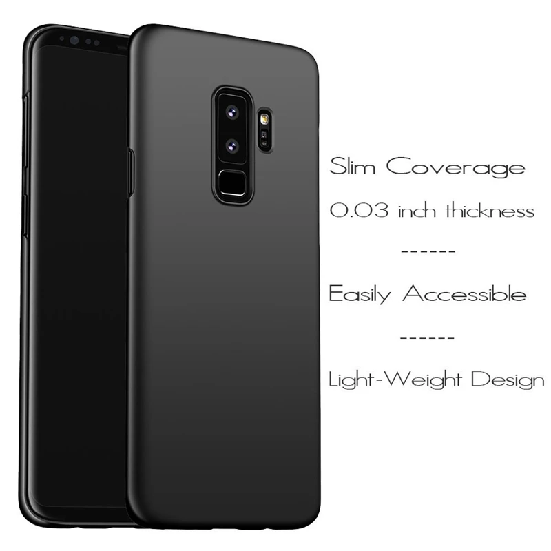 Жесткий матовый чехол UPaitou для Samsung Galaxy S9 Plus на 360 градусов с полным покрытием