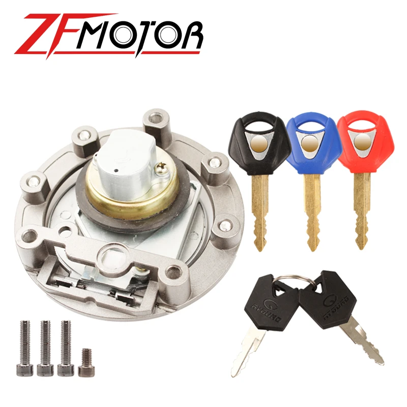 Замок зажигания мотоцикла комплект ключей для топливного газа Yamaha MT03 06-12 YZF R6 R1 XJ6