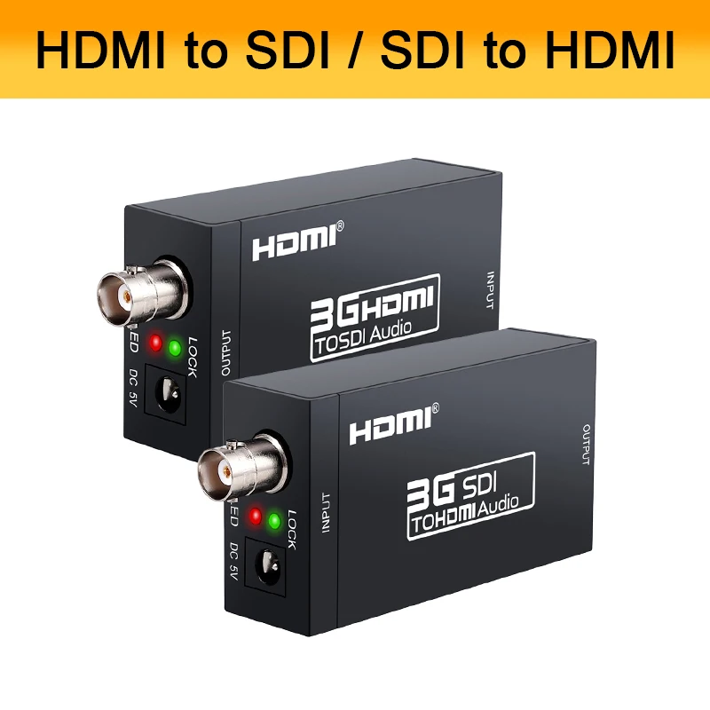 Преобразователь 3G HDMI в SDI/адаптер SDI внешний адаптер/адаптер BNC 1080P DAC